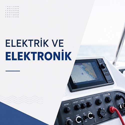 Vmarine tekne elektrik ve elektronik ekipmanları
