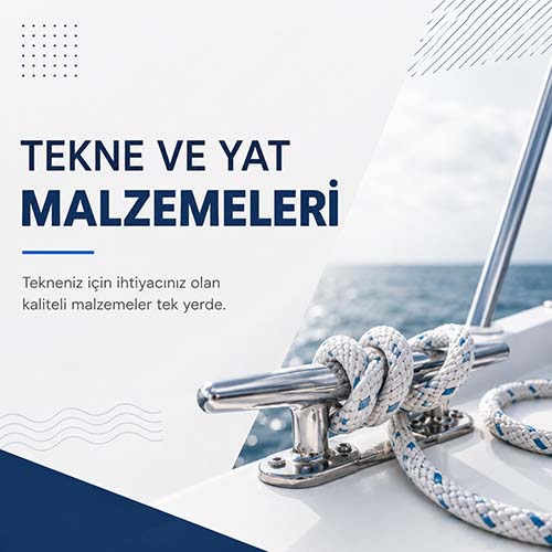 Vmarine tekne ve yat malzemeleri
