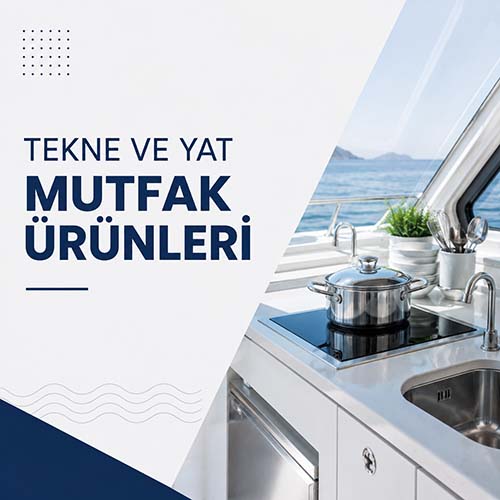 Vmarine tekne ve yat mutfak ürünleri