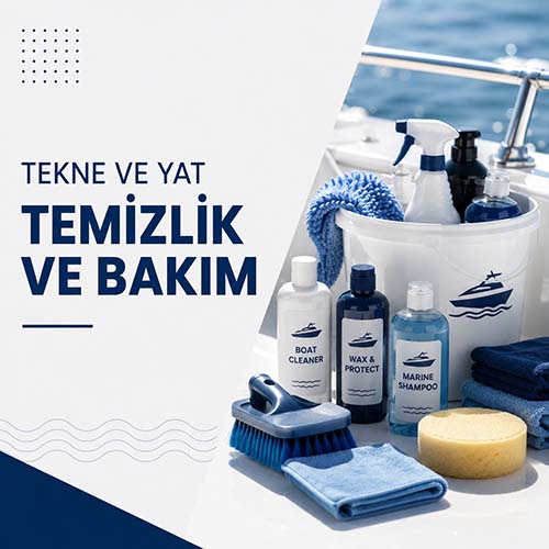 Tekne ve yat temizlik ve bakım ürünleri