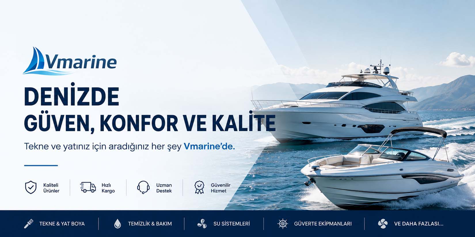Vmarine yat ürünleri