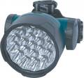 Şarjlı 19 LED baş feneri 220V adaptörlü.