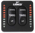 Lenco Trim Göstergeli Flap Kontrol Paneli | LED'li Trim Tab Takibi