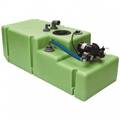 Vetus DWSC12024 120 Lt, 24V hidrofor ve seviye sensörlü marin içme suyu tank sistemi.