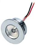 Tekne merdiven lambası kromaj LED 12V mavi Ø31 mm.