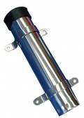 Kamış yuvası, AISI 316 paslanmaz çelik. Yana montaj.
İç Ø 50mm, boy 230 mm.
