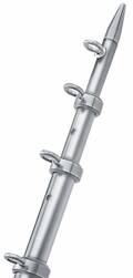 Taco Marine 549 cm teleskopik outrigger çifti, büyük teknelerde profesyonel trolling balıkçılığı için maksimum performans sunar.
