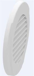MARİN KABİN ÇIKIŞ MENFEZİ PLASTİK BEYAZ. Ø102mm