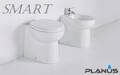 Planus Smart 24V Beyaz Kısa Taş Taharet Kitli Tekne Tuvaleti