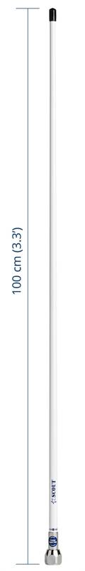 Scout -Quick 1- Vhf Anteni, Fiberglass 1 Mt