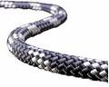 FSE Globe 5000 8 mm Dyneema performans halatı yeşil gümüş.