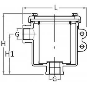 Guidi Deniz Suyu Filtresi Ø 1½"