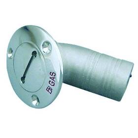 30° Açılı Benzin Dolum Ağzı Ø38 mm | Sızdırmaz Marin Yakıt Girişi | Vmarine