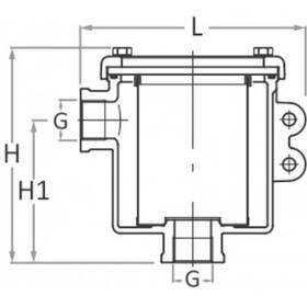 Guidi Deniz Suyu Filtresi Ø 2",