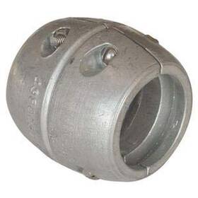 Ø70 mm şaftlar için paslanmaz civata ve somunlu marin çinko şaft tutyası.