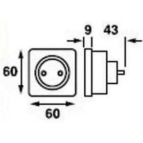 Frilight 220V AC Ödül Kromaj | Tekne & Karavan İçin Marine Ödülü