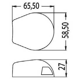 AISI 316 paslanmaz LED iskele navigasyon feneri 12/24V IP56 güverte montaj