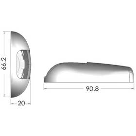 AISI 316 paslanmaz LED sancak seyir feneri 12/24V IP56
