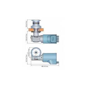 Quick Tumbler Capstan 12V 1500W tekne ırgatı halat sarma sistemi