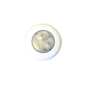 LED'li beyaz marin merdiven ve havuz aydınlatma lambası 12V Ø79 mm su geçirmez model.
