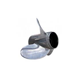 Turning Point PA-1423-L 14-1/4x23 paslanmaz çelik 3 kanatlı sol dönüş tekne pervanesi.