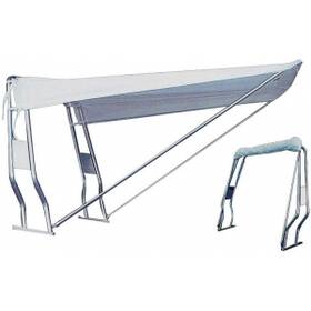 Universal roll bar montajlı teleskopik şişme bot tentesi.