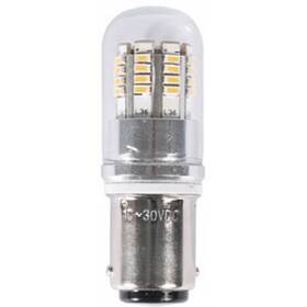 Cam Kapaklı Ledli Marin Ampul 12/24V Sıcak Beyaz