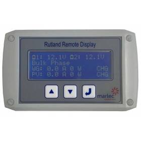 Rutland 1200 kumanda paneli, teknedeki rüzgar ve güneş enerjisi üretimi ile akü voltajı ve şarj durumunun uzaktan görüntülenmesini sağlar.