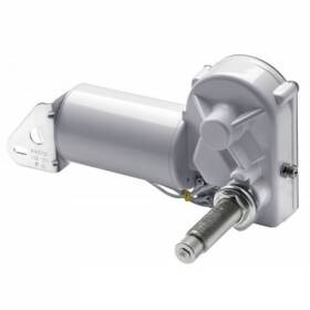 Vetus RWS 24V kısa şaft tekne silecek motoru, iki hızlı, otomatik parklı ve 85°, 100°, 110° veya 120° ayarlanabilir süpürme açılıdır
