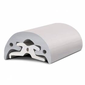 Radial 40, 2 metre boyunda, 40 mm toplam kalınlığa sahip ve ısıtma gerektirmeden soğuk monte edilebilen tekne küpeşte rayıdır.