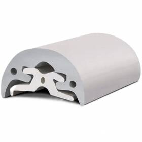 Radial 52 küpeşte sistemi için gri renkli 52 mm marin borda fitili.