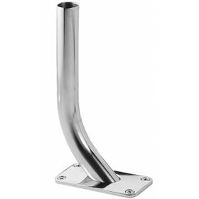 AISI 316 paslanmaz çelik 28 mm outrigger montaj braketi, profesyonel balıkçılık sistemleri için güvenli montaj sağlar.