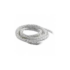 Beyaz 20 mm 8 kollu polyester tekne demirleme halatı.