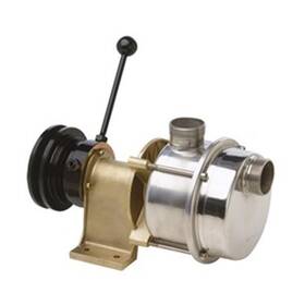 Tellarini ALFM 25, 25 mm bağlantılı, mekanik kavramalı ve V kayış tahrikli marin su pompası.