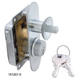 TEKNE BASMALI KİLİT ANAHTARLI 55X78 MM SAĞ