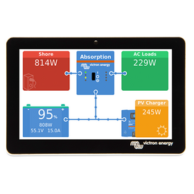 Victron Energy GX Touch 50 Cerbo GX uyumlu 5 inç dokunmatik marin enerji izleme ekranı.