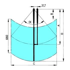 Vetus HDM 12V 75W ağır hizmet tipi marin silecek motoru.
