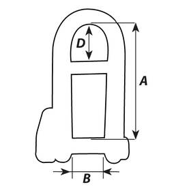 Wichard Anahtar Pimli Kilit  5 MM