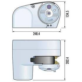 Quick Genius Ultra Free Fall; 800W motor, 24V çalışma sistemi ve 8 mm kavelata ile 6-9 m teknelere yönelik serbest düşüşlü elektrikli ırgattır.