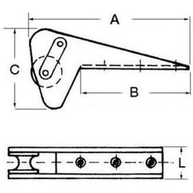 Baş Makarası Paslanmaz Çelik 590 MM