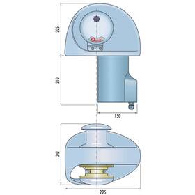 Quick EAGLE 1000W 12V 10 mm Tamburlu Marin Irgat