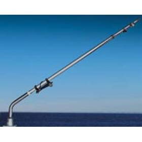 Tekne outrigger sistemleri için ip sarma ve düzenleme braketi.