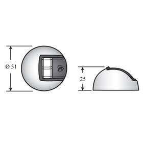attwood-iskele-sancak-led-feneri-12v-paslanmaz