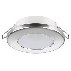 Quick Marine Lighting TED C paslanmaz çelik LED spot lamba, 2W sıcak beyaz, 9-32V DC.