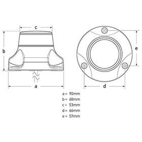 Hella Marine LED Çıpa Seyir Feneri Beyaz