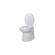 Jabsco Deluxe Flush sessiz marin WC 12V düz sırt.