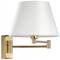 Quick Marine Lighting Isabella 18-30 kromaj, pirinç-linen materyalli 12-24V tekne ve yat aplik lambası.