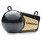 Cannon Flash Weight 1,8 kg, vinil kaplamalı ve yansıtıcı prizmalı kanatçığa sahip 4 lb downrigger ağırlığı.