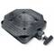 Cannon motorlu downrigger sistemleri için 360° dönebilen, altı kilit noktalı ve iki 45° konumlu alçak profilli montaj braketi.
