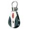 Ronstan RF20100 20 Serisi, 20 mm tekli mafsallı ve 6 mm halat uyumlu yelken makarası.